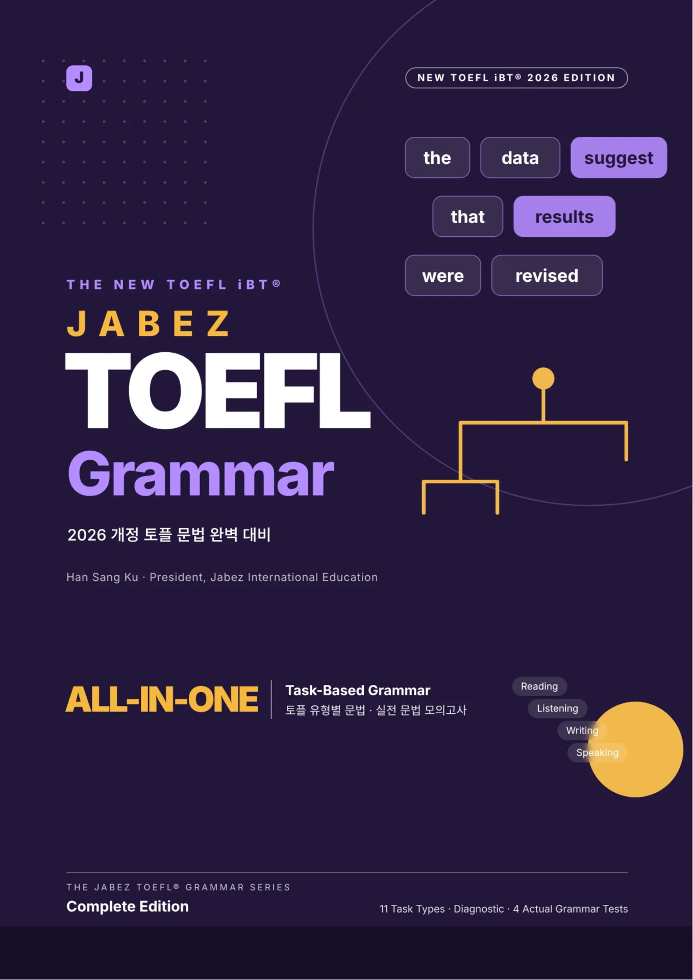 Jabez TOEFL Grammar All-in-One Complete Edition 교재 표지